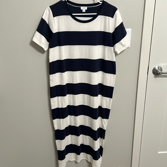 J. Crew Factory Midi T-Shirt Dress NWT - Picture 1 of 8